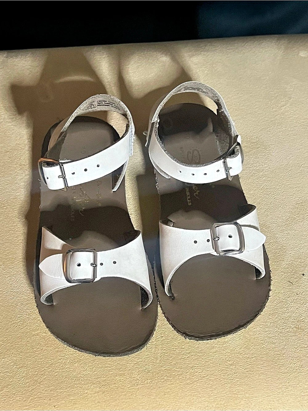 Surfer Sandals White & Brown